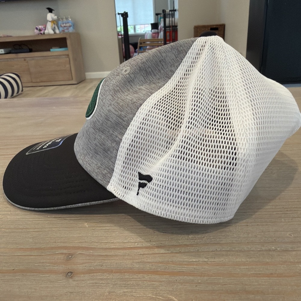 Fanatics New York Jets Gray White Adjustable Mesh Back Breathable Snapback Hat - Picture 4 of 7